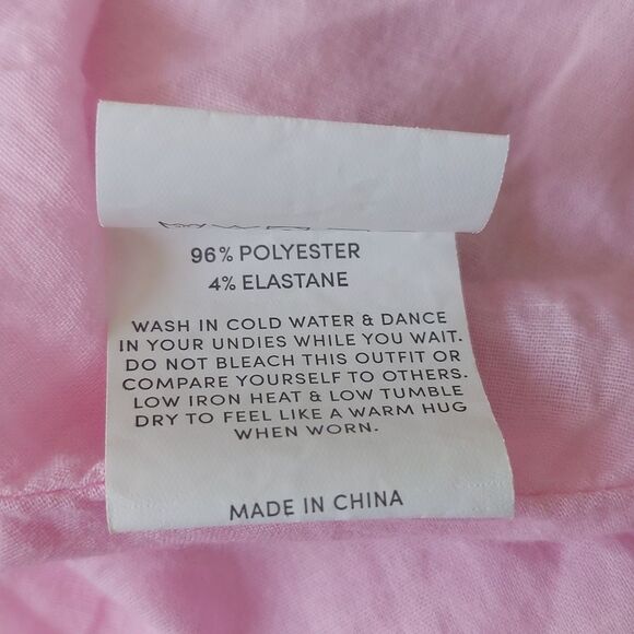 Bright Pink & Yellow Silky Sleeveless Slip Mini Dress Size 6 - Picture 6 of 10